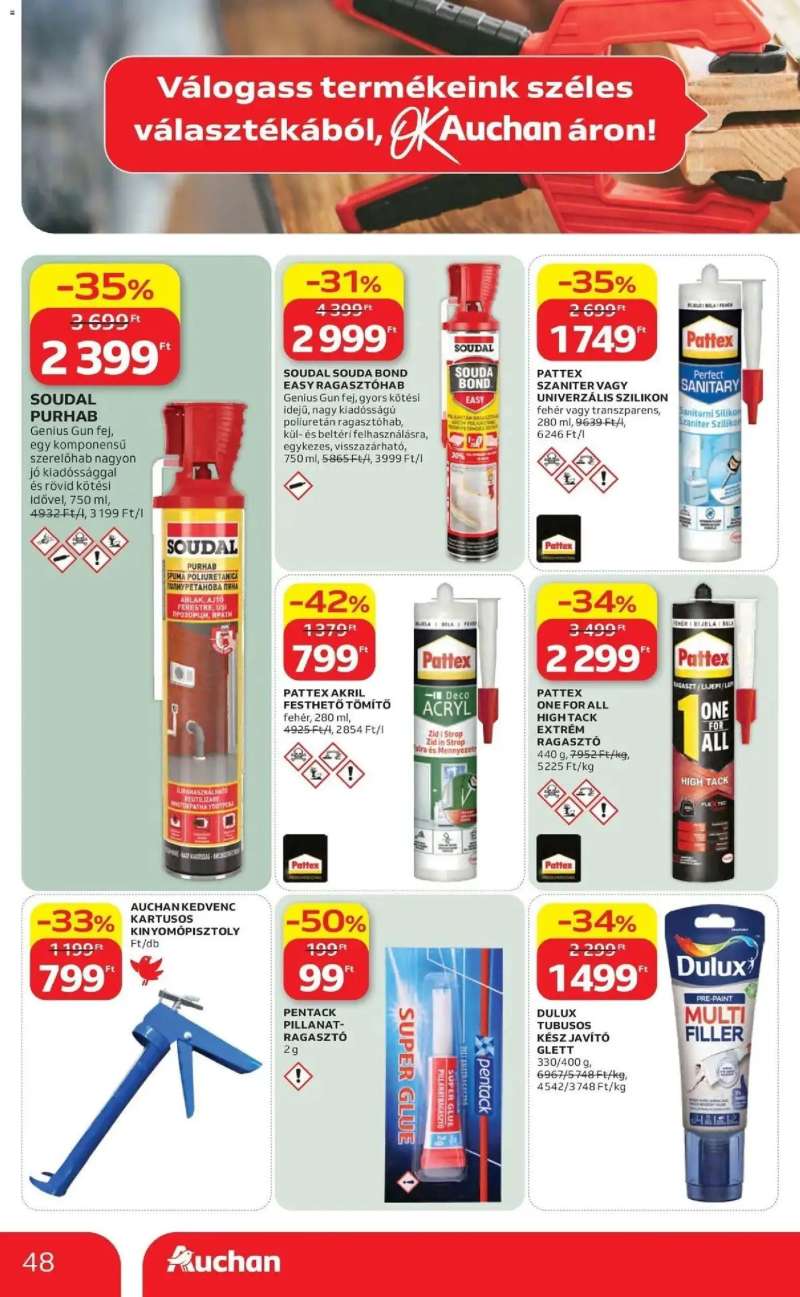 Auchan Auchan akciós újság Szeged 48 oldal