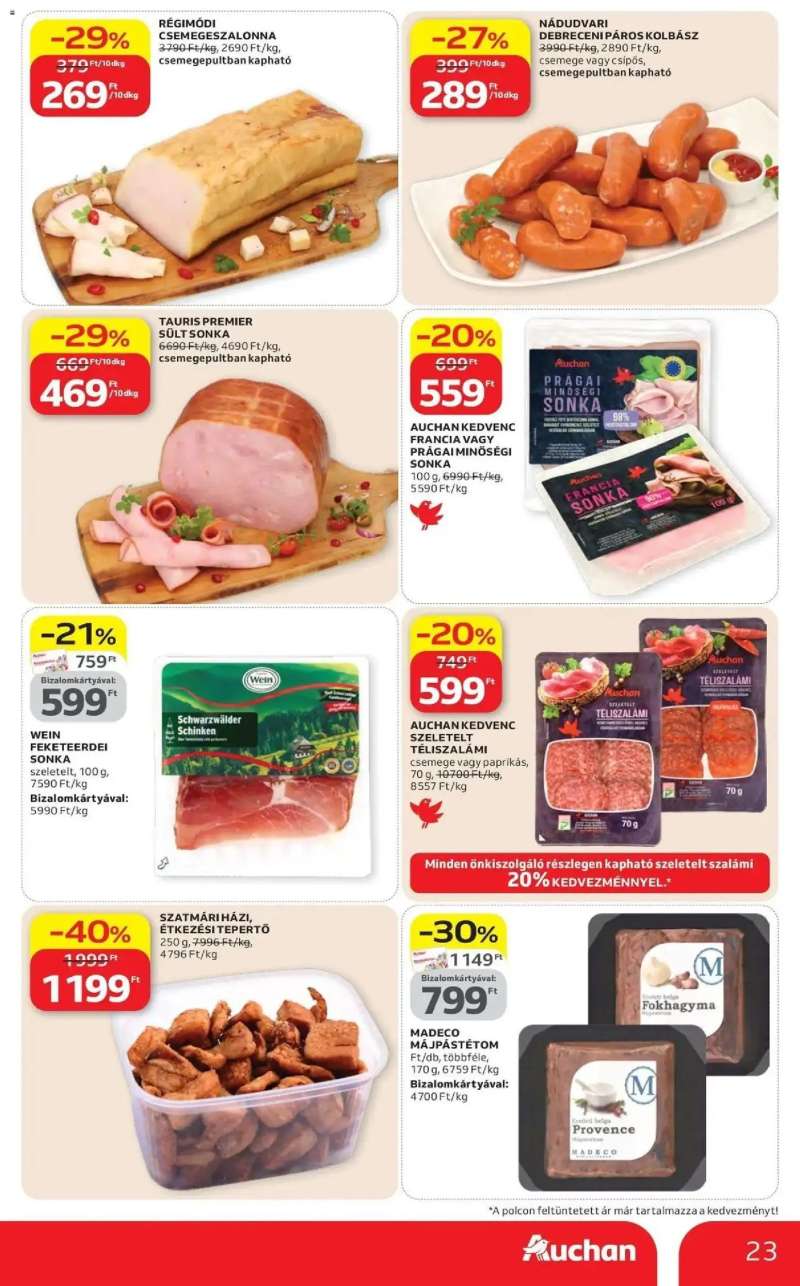 Auchan Auchan akciós újság Székesfehérvár 23 oldal