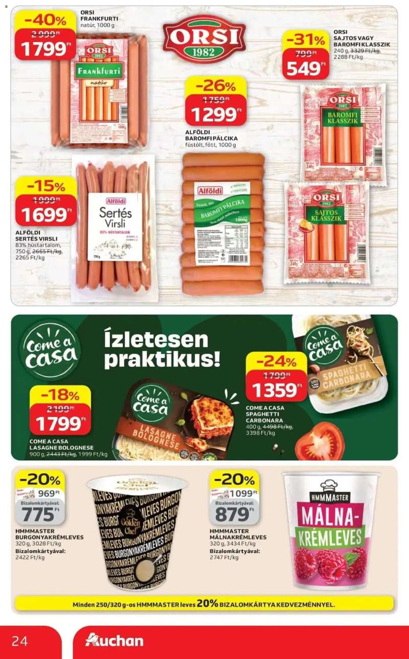 Auchan Auchan akciós újság Székesfehérvár 24 oldal