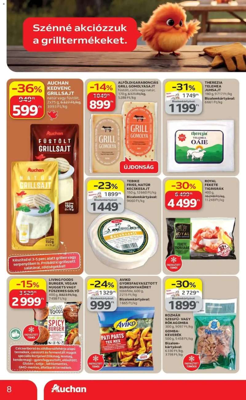 Auchan Auchan akciós újság Szolnok 8 oldal