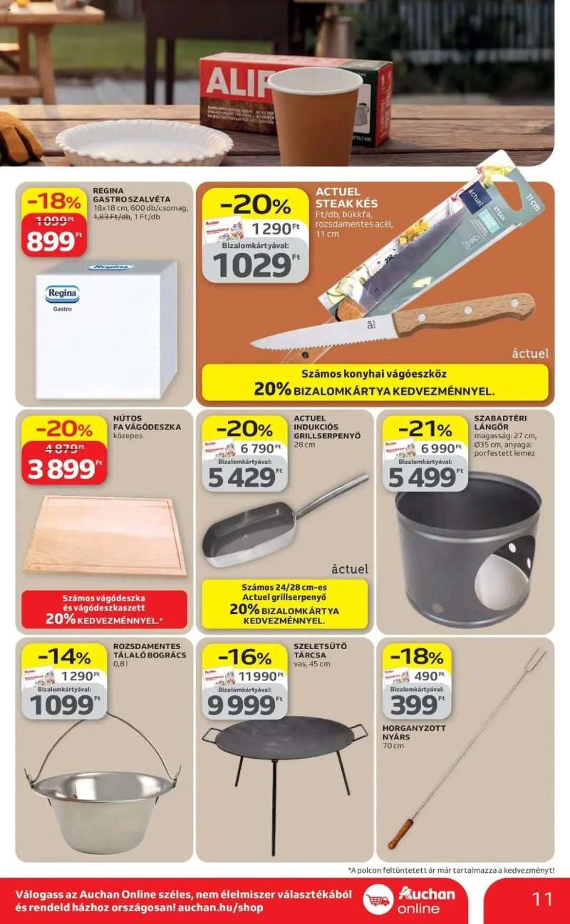 Auchan Auchan újság érvényessége 2026.04.22-ig 11 oldal