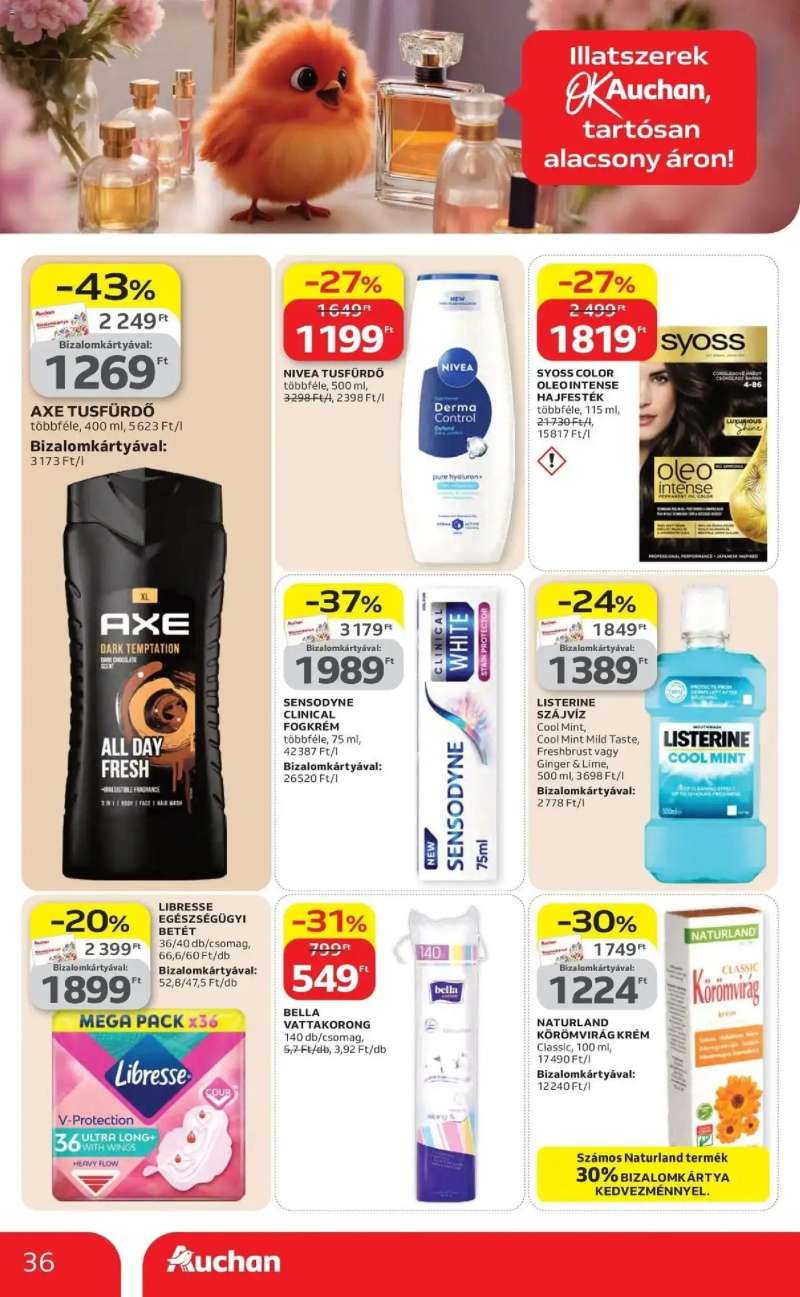 Auchan Auchan újság érvényessége 2026.04.22-ig 36 oldal
