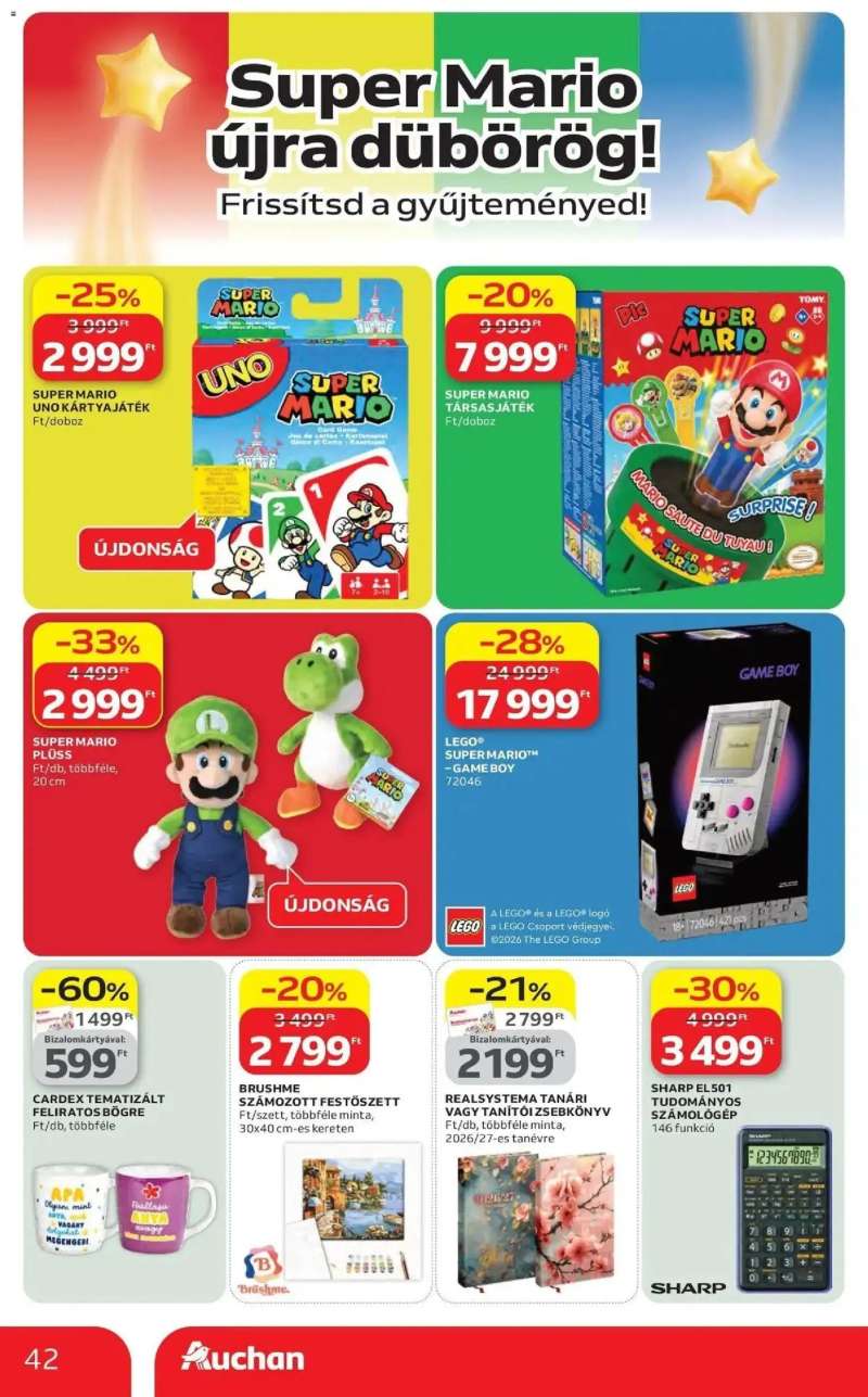 Auchan Auchan újság érvényessége 2026.04.22-ig 42 oldal