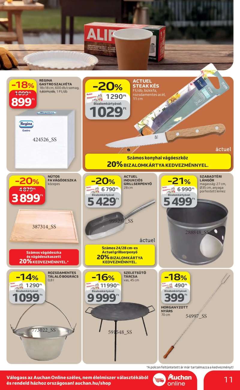 Auchan Auchan akciós újság 11 oldal