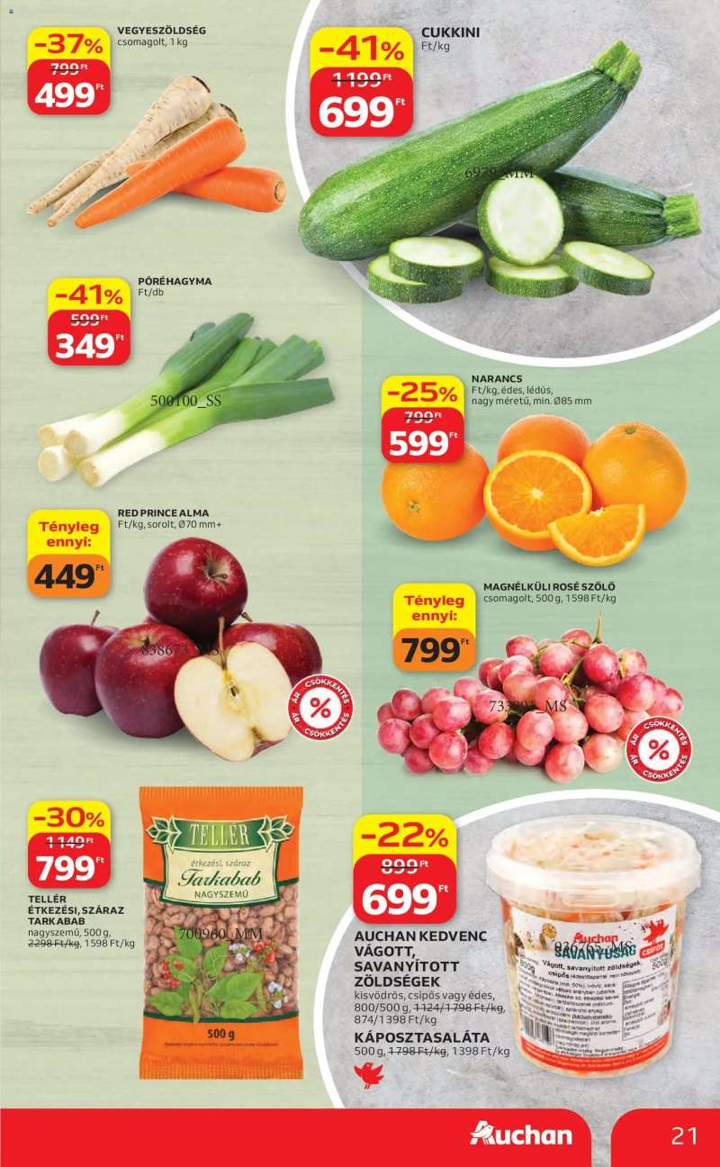 Auchan Auchan akciós újság 21 oldal