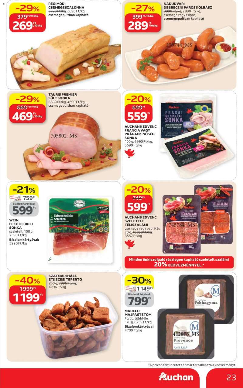 Auchan Auchan akciós újság 23 oldal