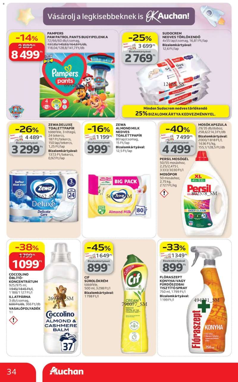 Auchan Auchan akciós újság 34 oldal