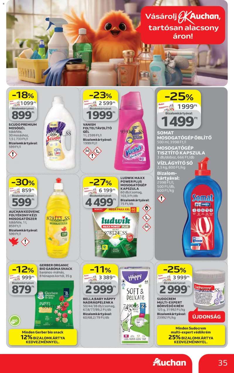 Auchan Auchan akciós újság 35 oldal