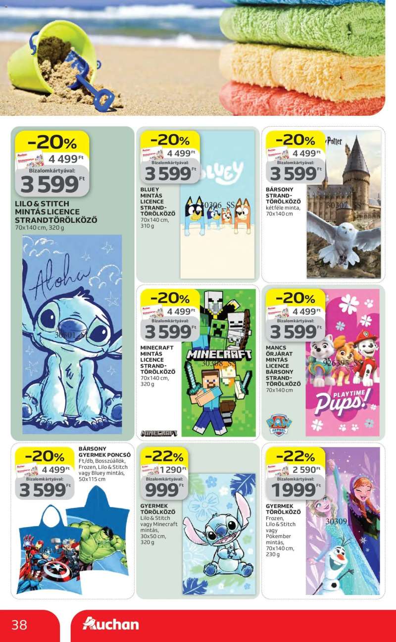 Auchan Auchan akciós újság 38 oldal