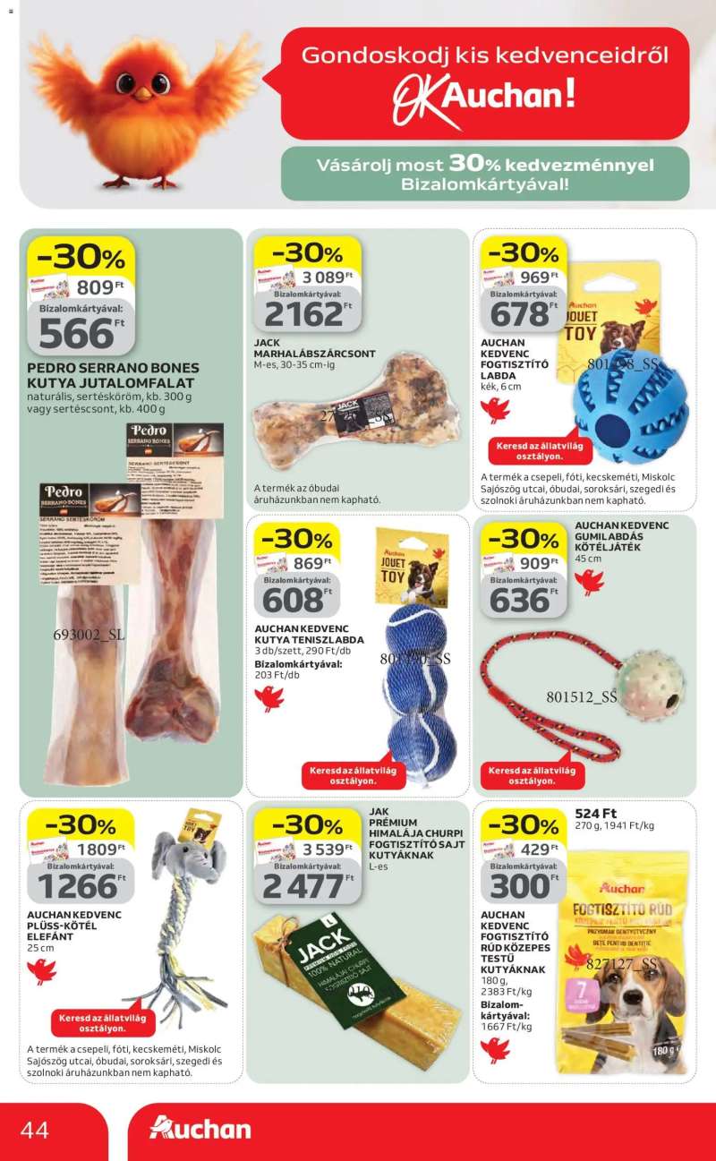 Auchan Auchan akciós újság 44 oldal