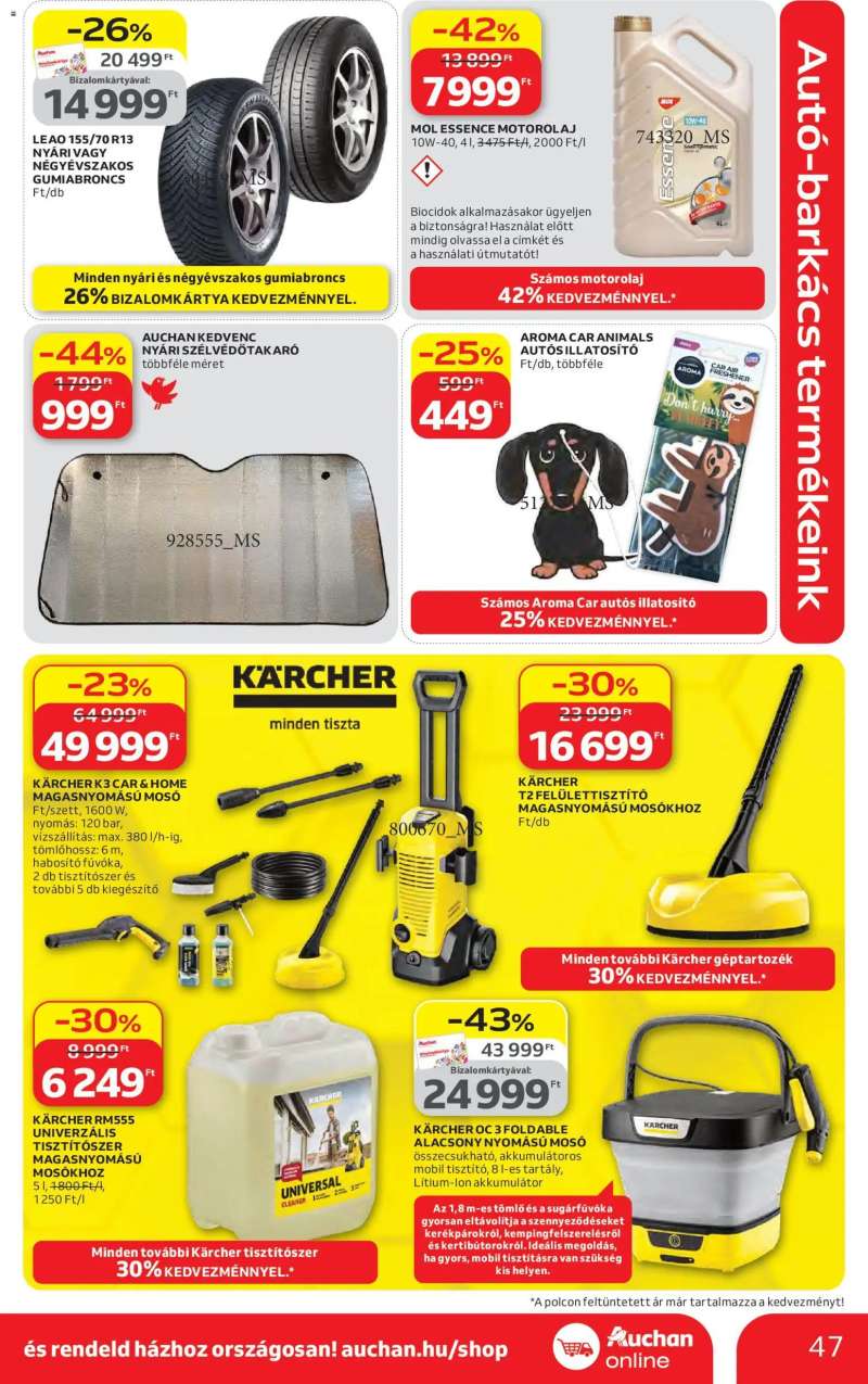 Auchan Auchan akciós újság 47 oldal