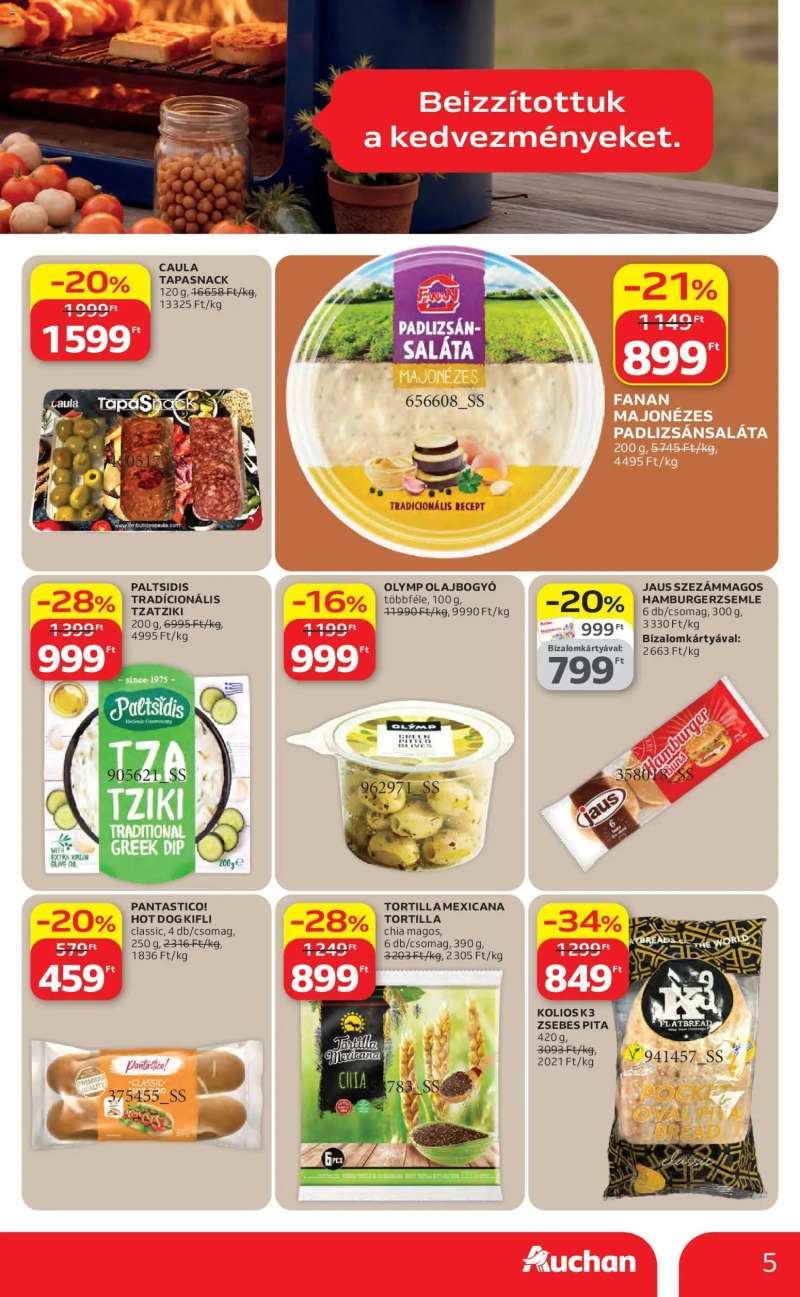 Auchan Auchan akciós újság 5 oldal