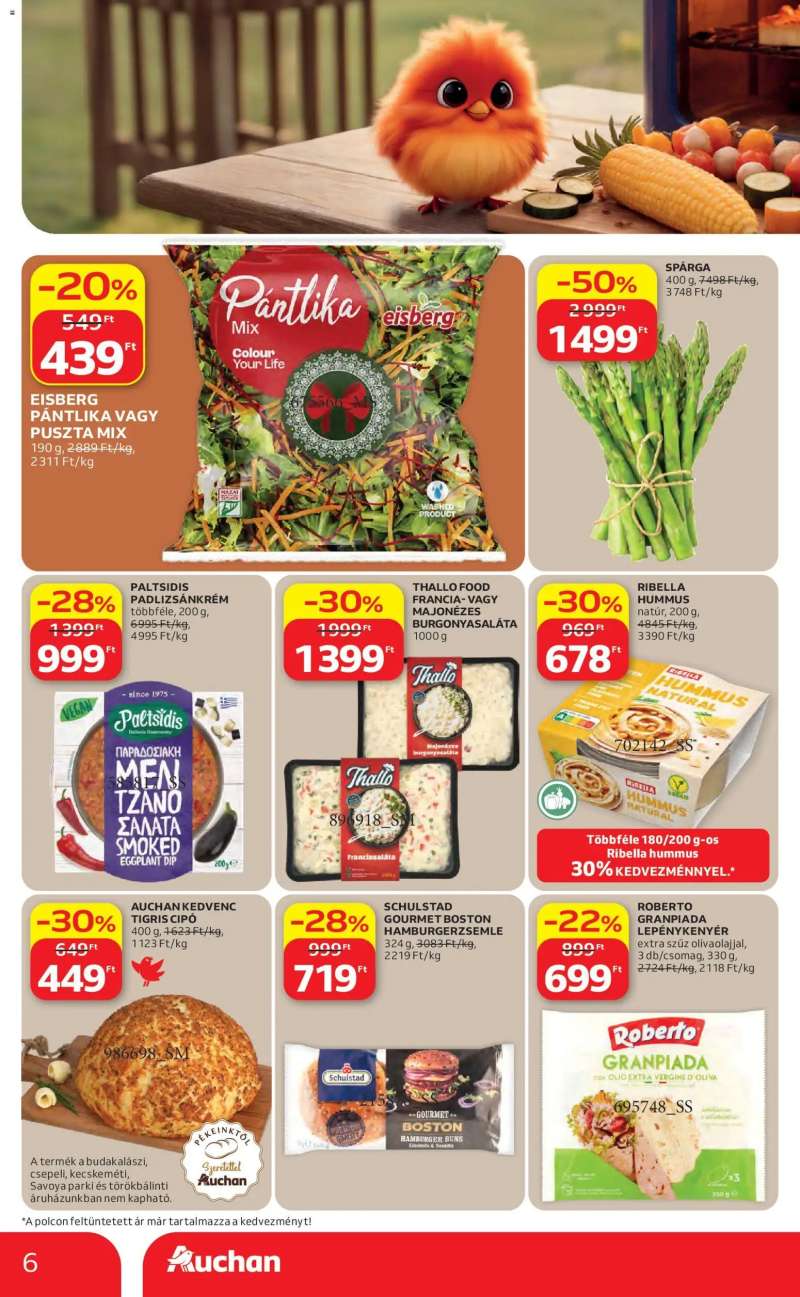 Auchan Auchan akciós újság 6 oldal