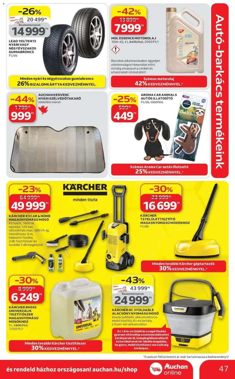Auchan Auchan akciós újság Budapest 47 oldal