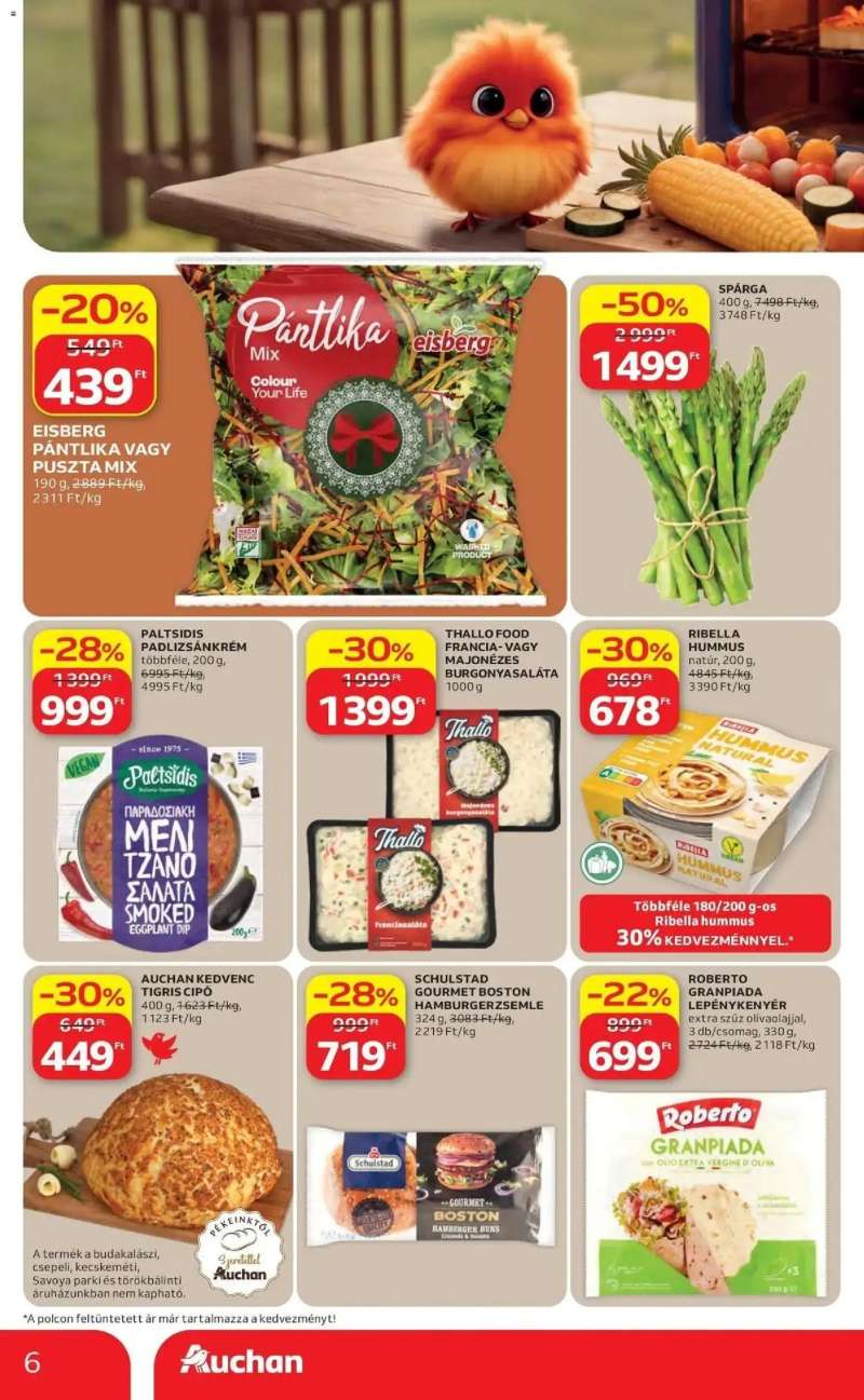 Auchan Auchan akciós újság Budapest 6 oldal