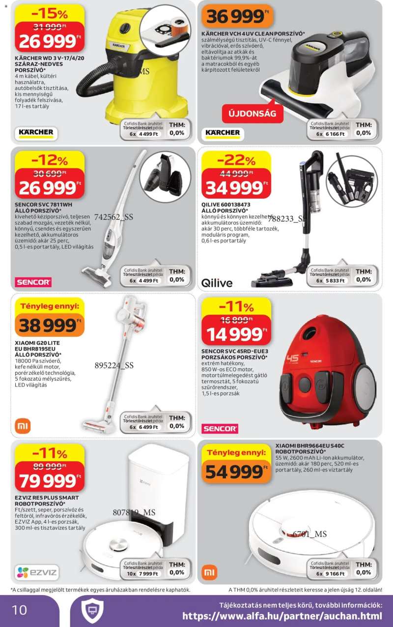 Auchan Auchan Elektronikai ajánlataink 10 oldal