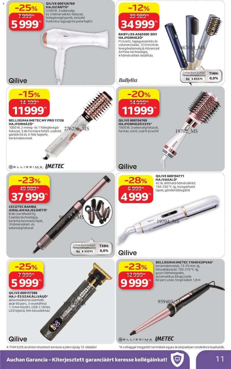 Auchan Auchan Elektronikai ajánlataink 11 oldal