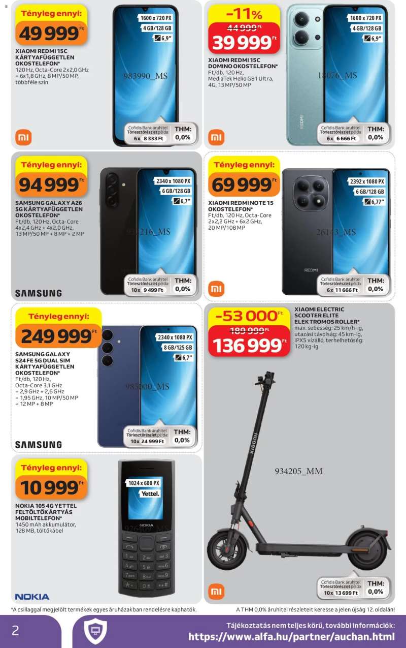 Auchan Auchan Elektronikai ajánlataink 2 oldal