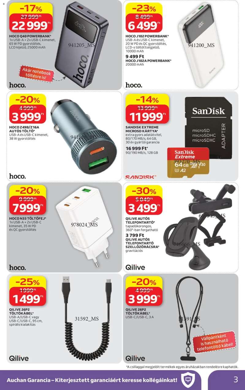 Auchan Auchan Elektronikai ajánlataink 3 oldal
