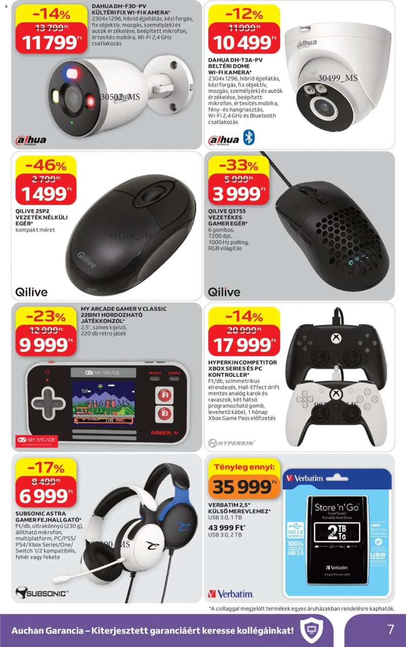 Auchan Auchan Elektronikai ajánlataink 7 oldal
