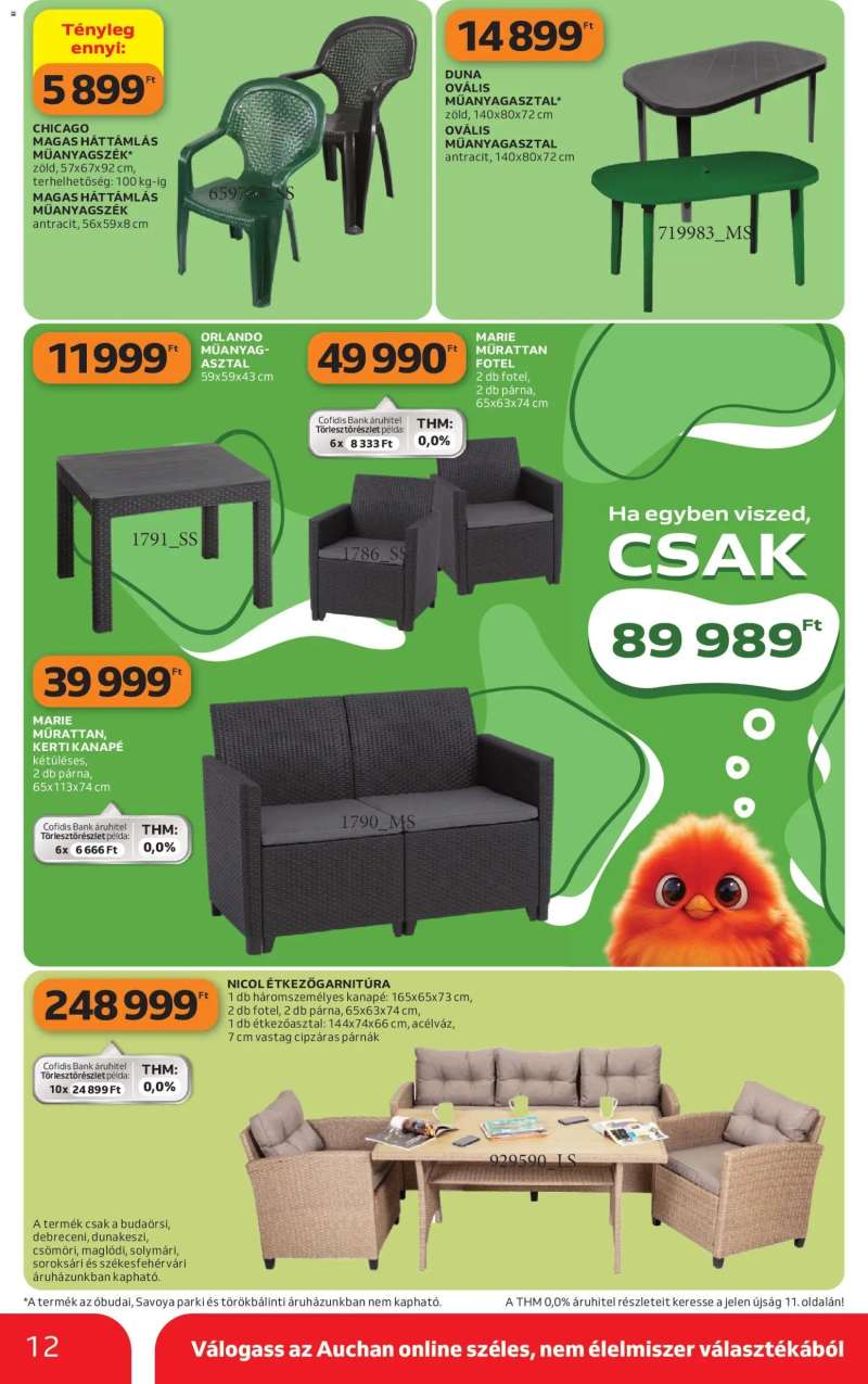 Auchan Auchan Kertészet és Szabadidő 12 oldal