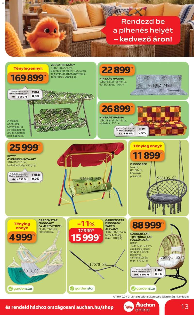 Auchan Auchan Kertészet és Szabadidő 13 oldal
