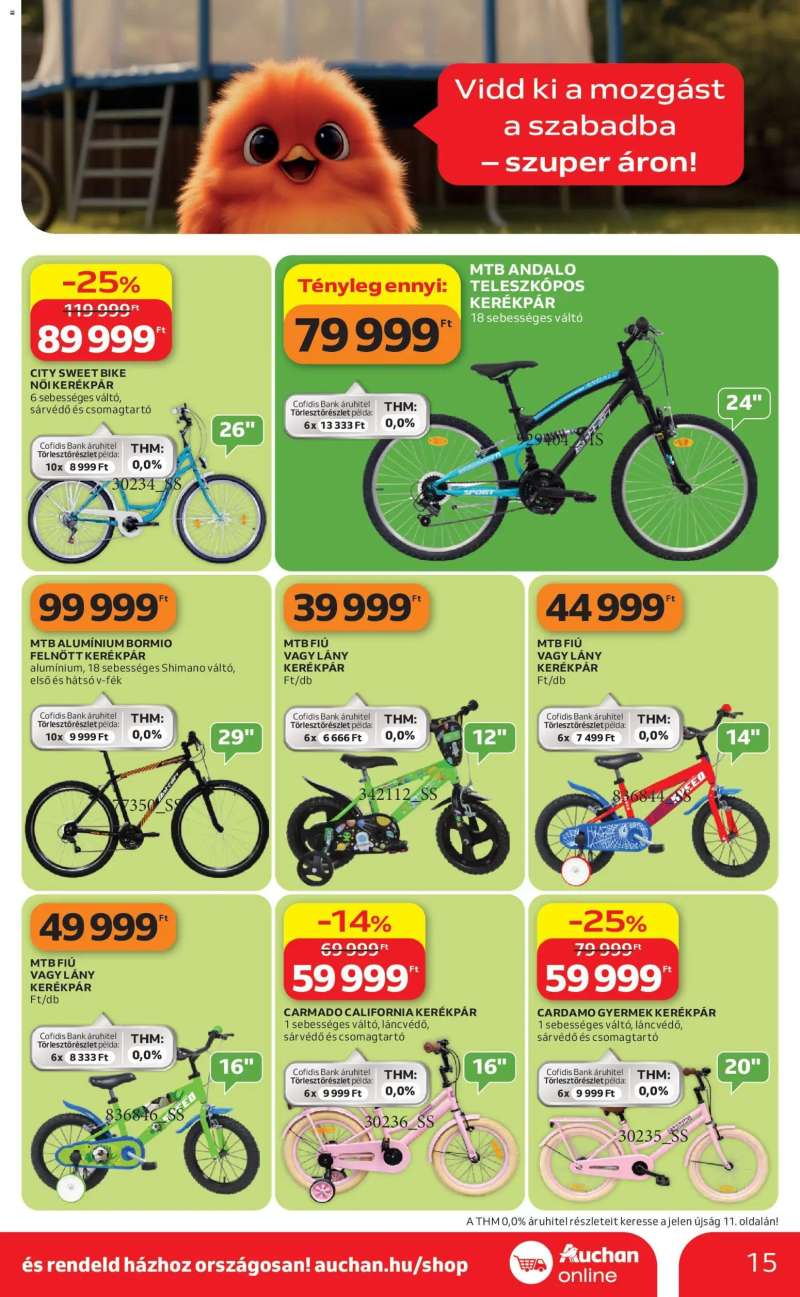 Auchan Auchan Kertészet és Szabadidő 15 oldal