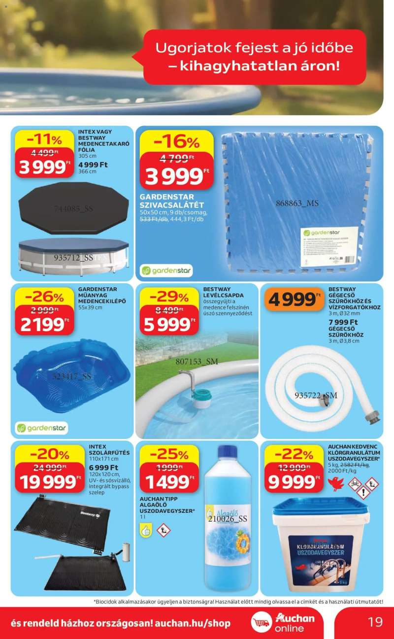 Auchan Auchan Kertészet és Szabadidő 19 oldal