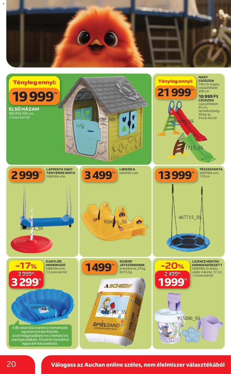 Auchan Auchan Kertészet és Szabadidő 20 oldal