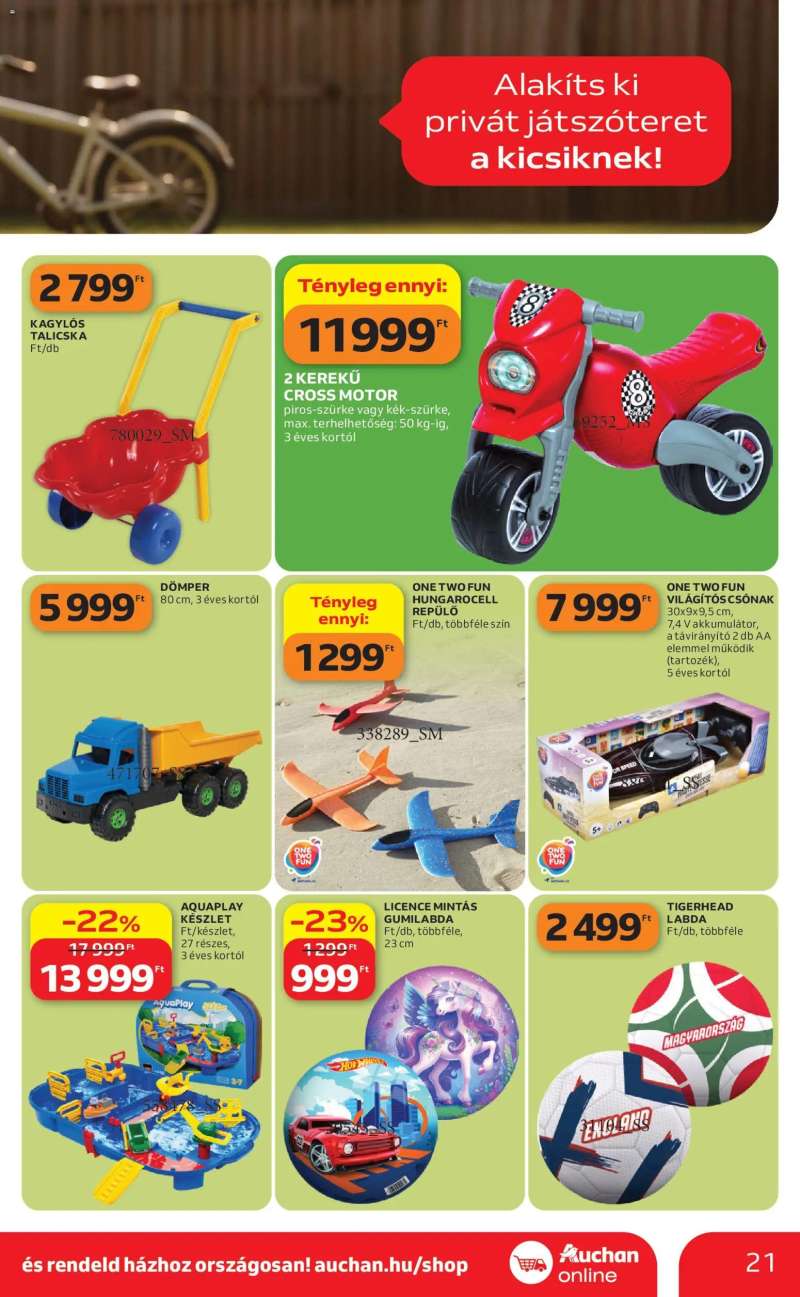 Auchan Auchan Kertészet és Szabadidő 21 oldal