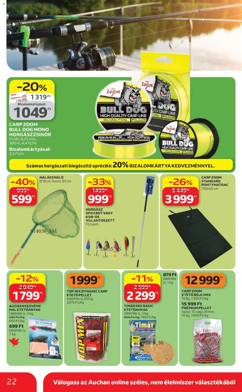 Auchan Auchan Kertészet és Szabadidő 22 oldal