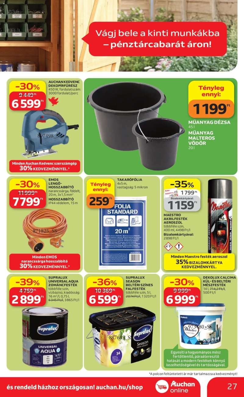 Auchan Auchan Kertészet és Szabadidő 27 oldal