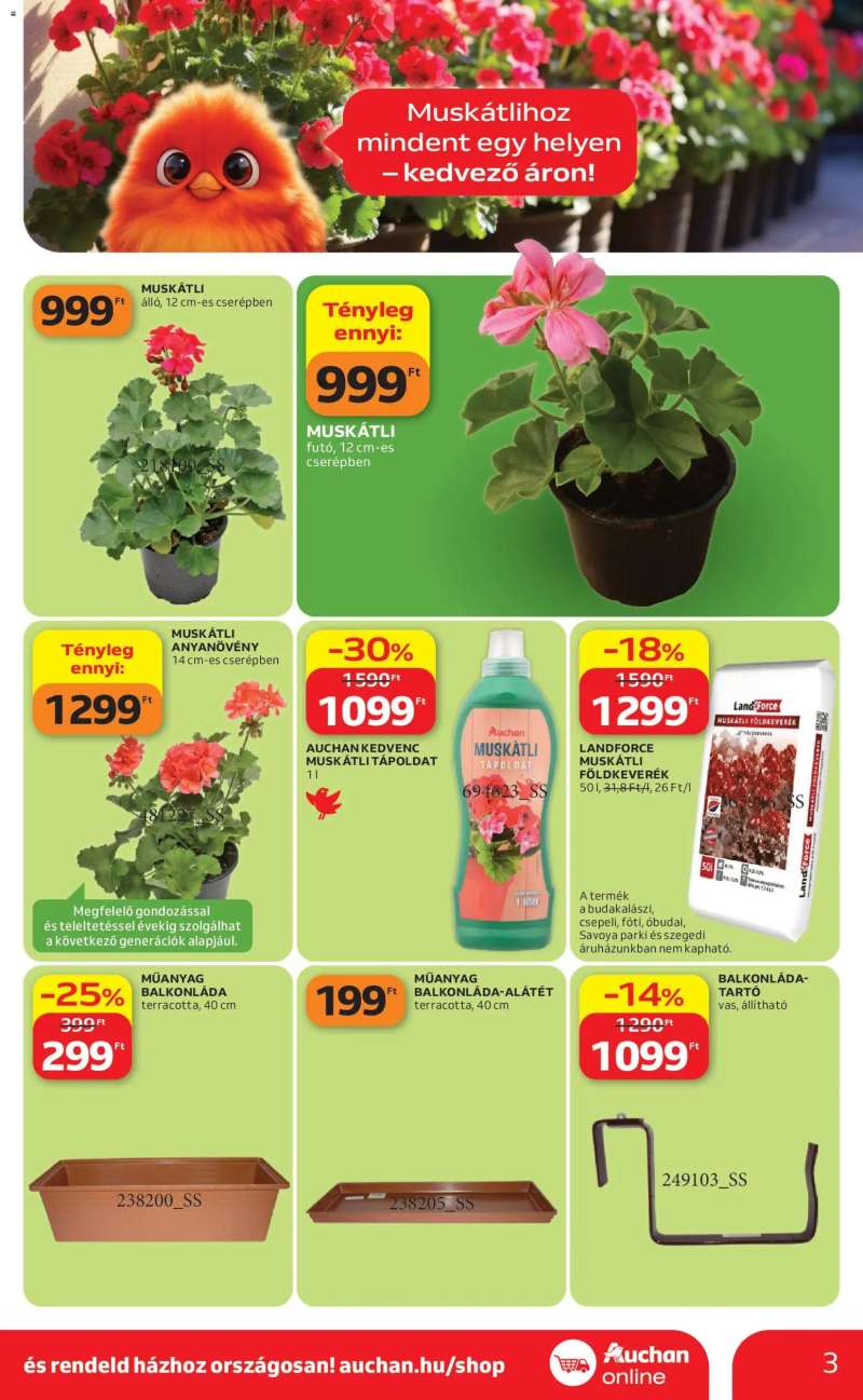 Auchan Auchan Kertészet és Szabadidő 3 oldal