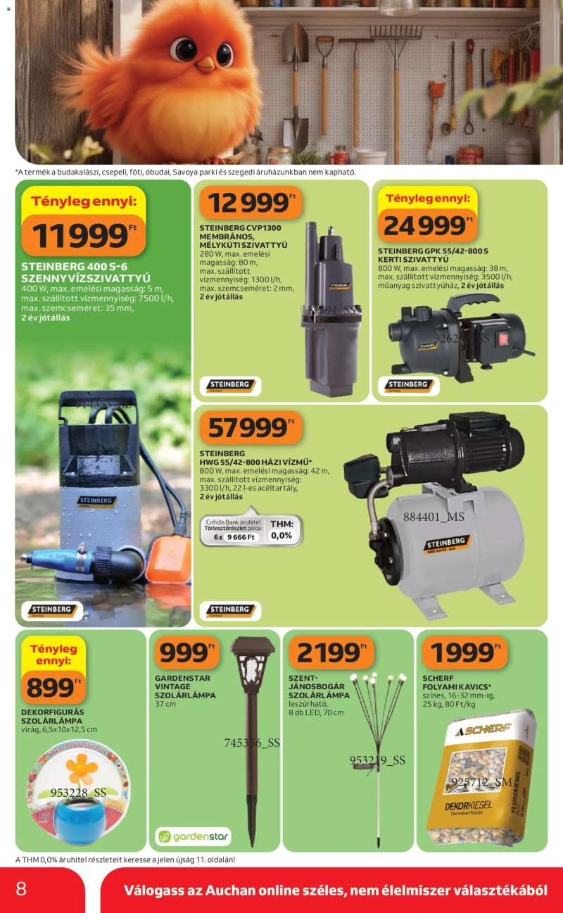 Auchan Auchan Kertészet és Szabadidő 8 oldal