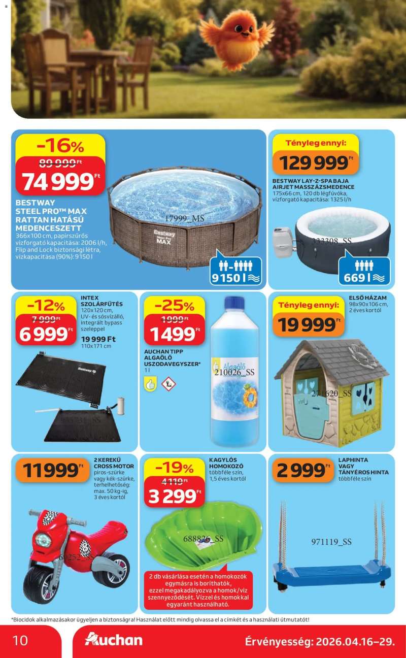 Auchan Auchan Szupermarket akciós újság 10 oldal
