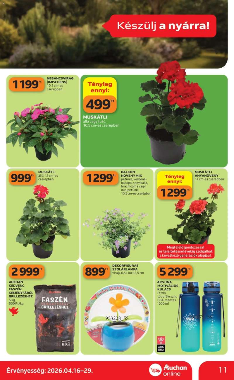Auchan Auchan Szupermarket akciós újság 11 oldal