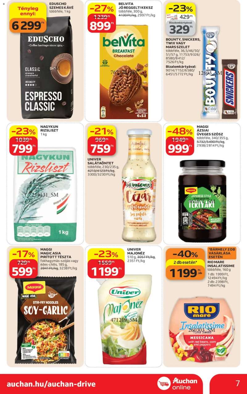 Auchan Auchan Szupermarket akciós újság 7 oldal