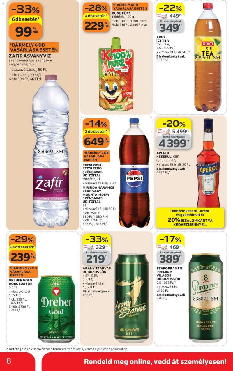 Auchan Auchan Szupermarket akciós újság 8 oldal