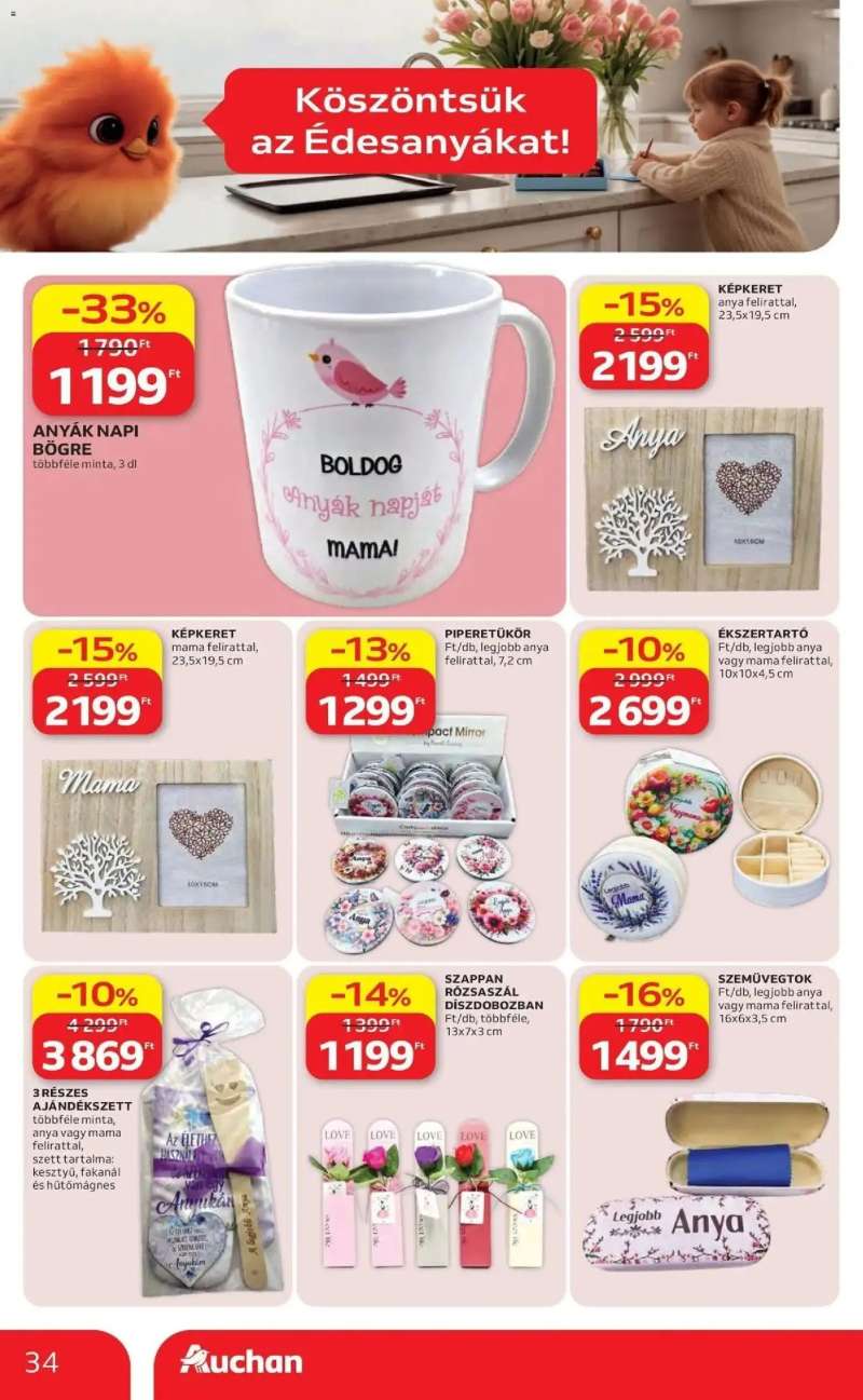 Auchan Auchan akciós újság Fót 34 oldal