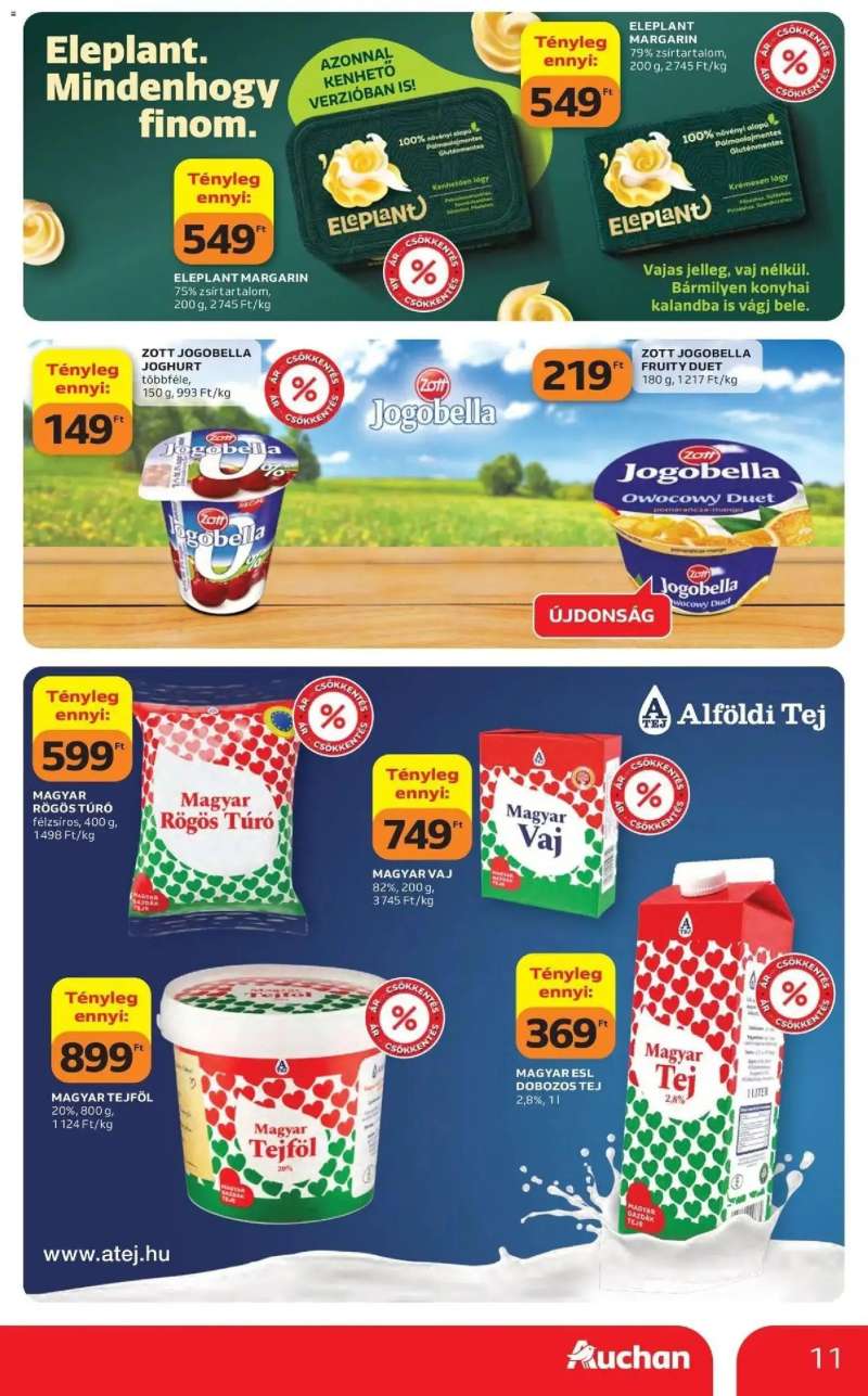 Auchan Auchan akciós újság Kecskemét 11 oldal