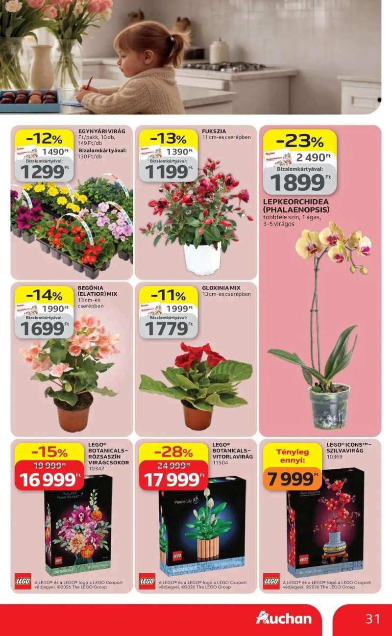 Auchan Auchan akciós újság Kecskemét 31 oldal