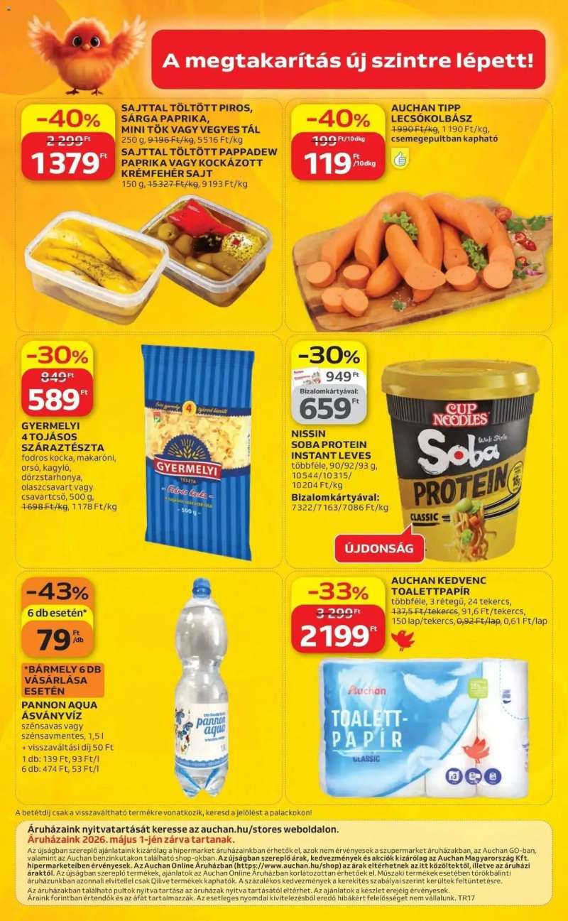Auchan Auchan akciós újság Miskolc 40 oldal