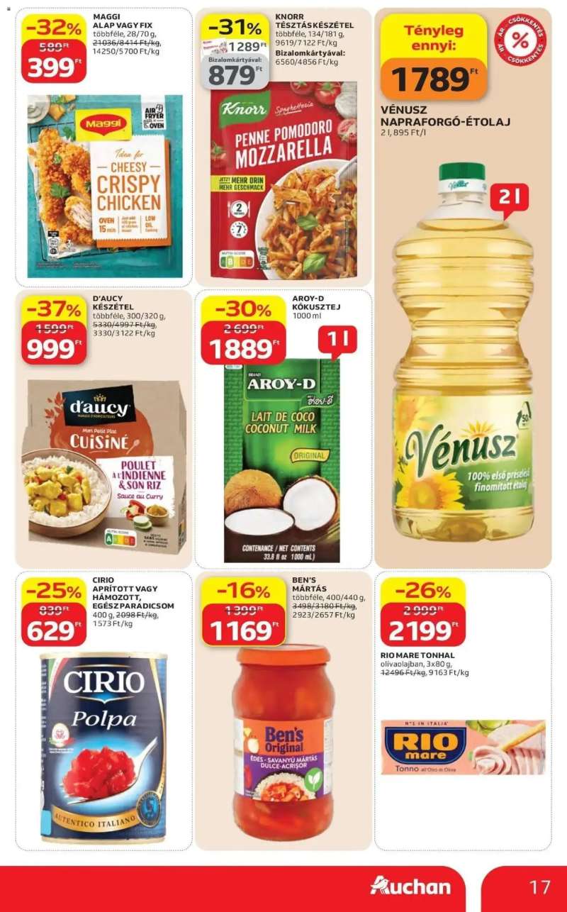 Auchan Auchan akciós újság Székesfehérvár 17 oldal