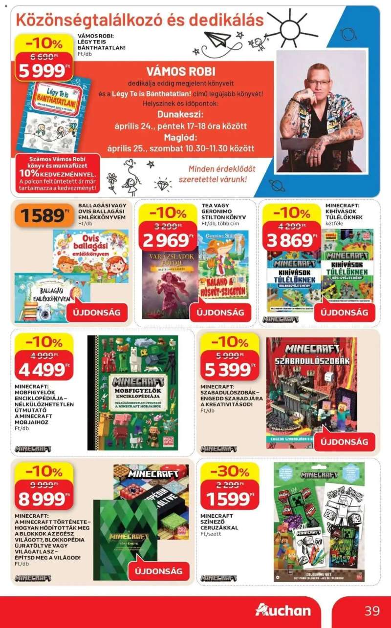 Auchan Auchan akciós újság Székesfehérvár 39 oldal