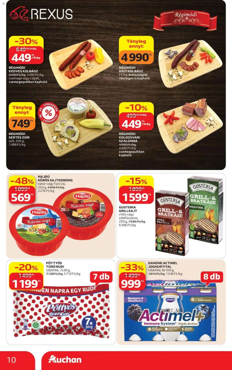 Auchan Auchan akciós újság 10 oldal