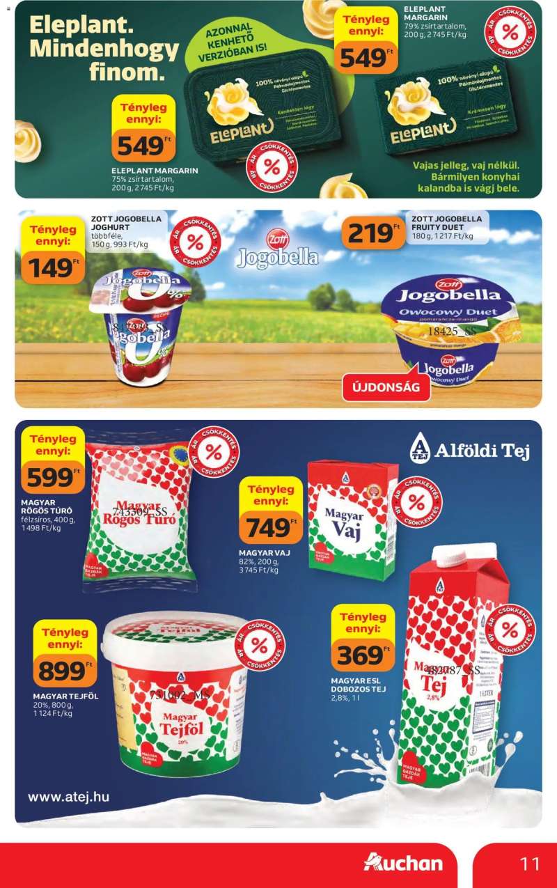 Auchan Auchan akciós újság 11 oldal