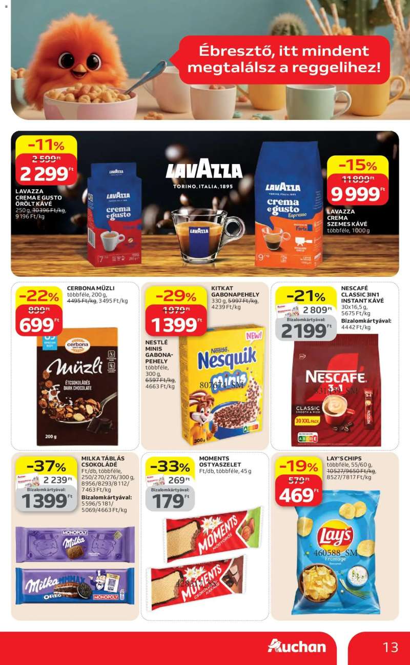 Auchan Auchan akciós újság 13 oldal