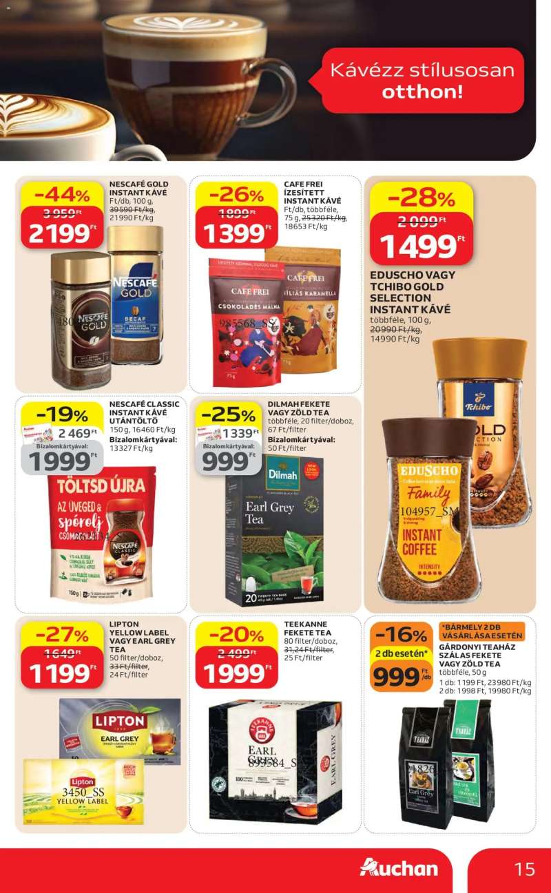 Auchan Auchan akciós újság 15 oldal