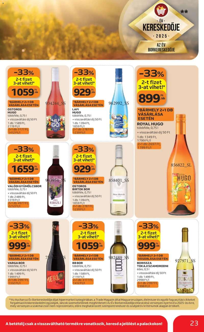 Auchan Auchan akciós újság 23 oldal