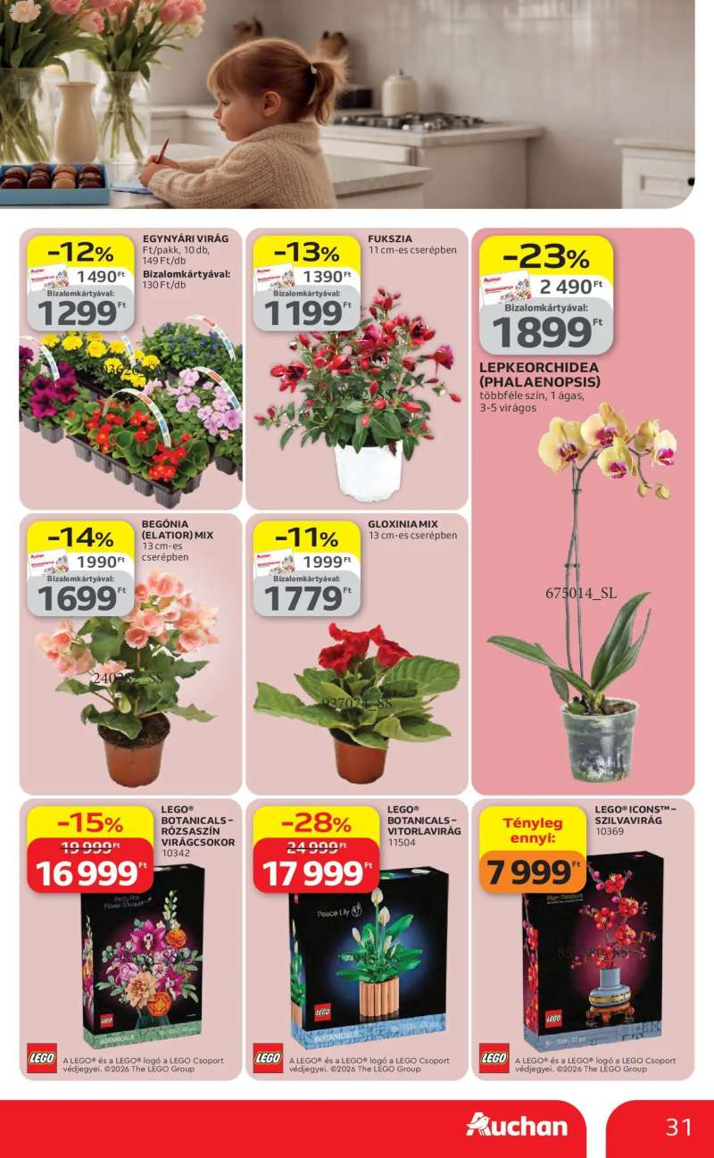 Auchan Auchan akciós újság 31 oldal
